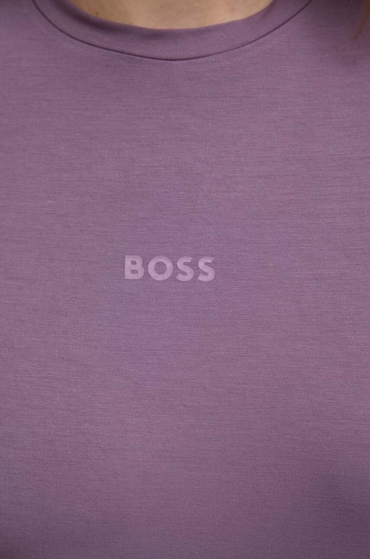 Футболка лаунж BOSS 50515594 фиолетовой