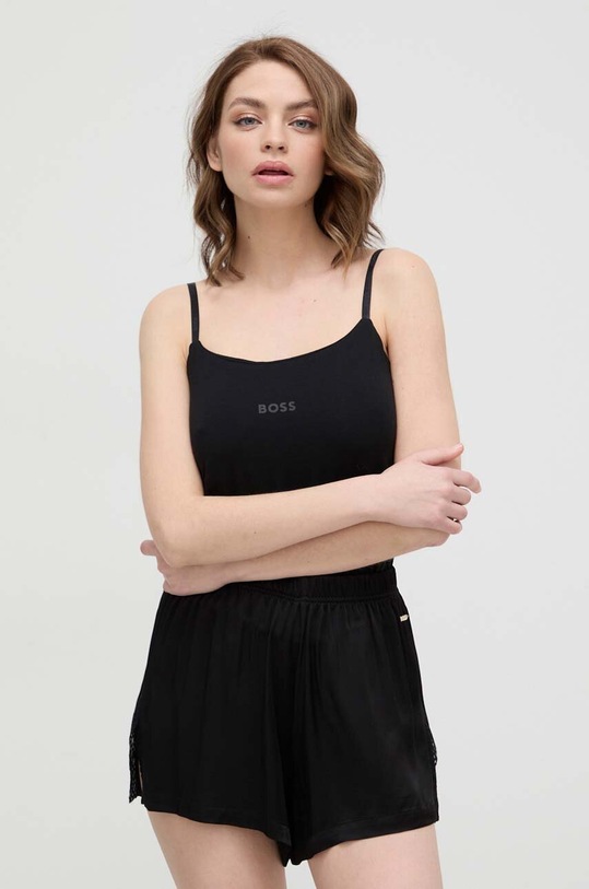 BOSS szorty piżamowe 50515618 czarny SS24