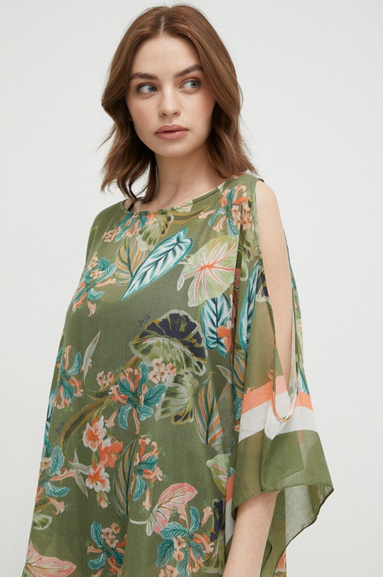 Odzież Liu Jo narzutka plażowa bawełniana VA4144.T3872 multicolor
