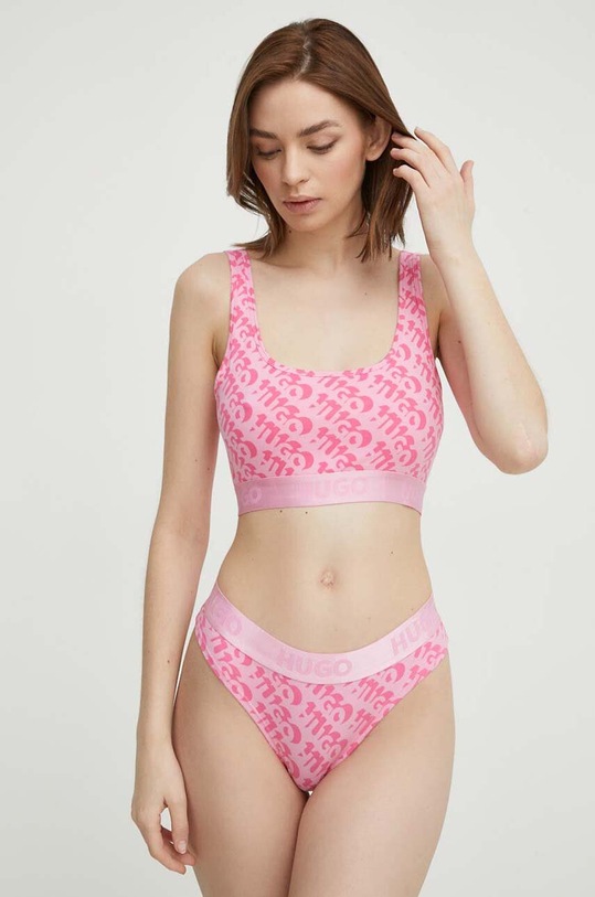 HUGO biustonosz 50515190 różowy SS25