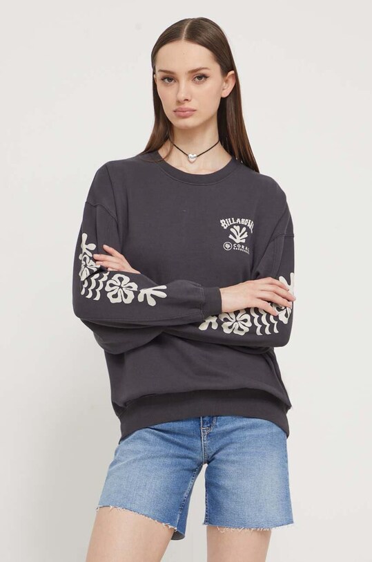 Billabong bluza BILLABONG X CORAL GARDENERS pozostałe szary ABJFT00425