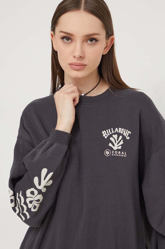 Dukserica Billabong X CORAL GARDENERS siva ABJFT00425