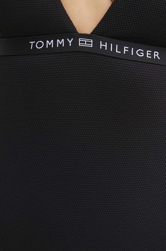 Ολόσωμο μαγιό Tommy Hilfiger μαύρο UW0UW05259