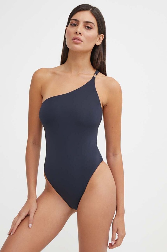 Jednodílné oboustranné plavky Tommy Hilfiger měkké námořnická modř UW0UW05312