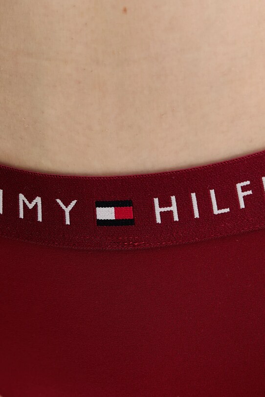 Μαγιό σλιπ μπικίνι Tommy Hilfiger μπορντό UW0UW04120