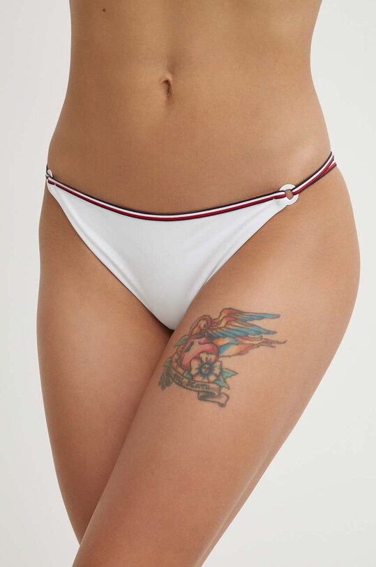 Tommy Hilfiger chiloti de baie fund alb UW0UW05326