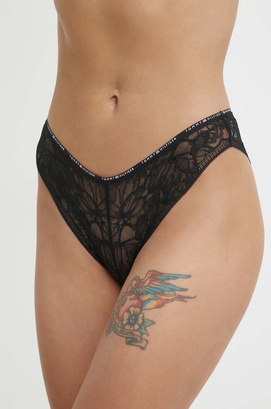 Tommy Hilfiger figi koronka czarny UW0UW05247