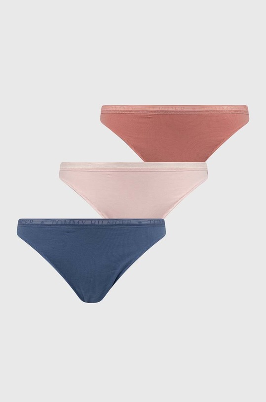 Tommy Hilfiger figi 3-pack dzianina różowy UW0UW05184