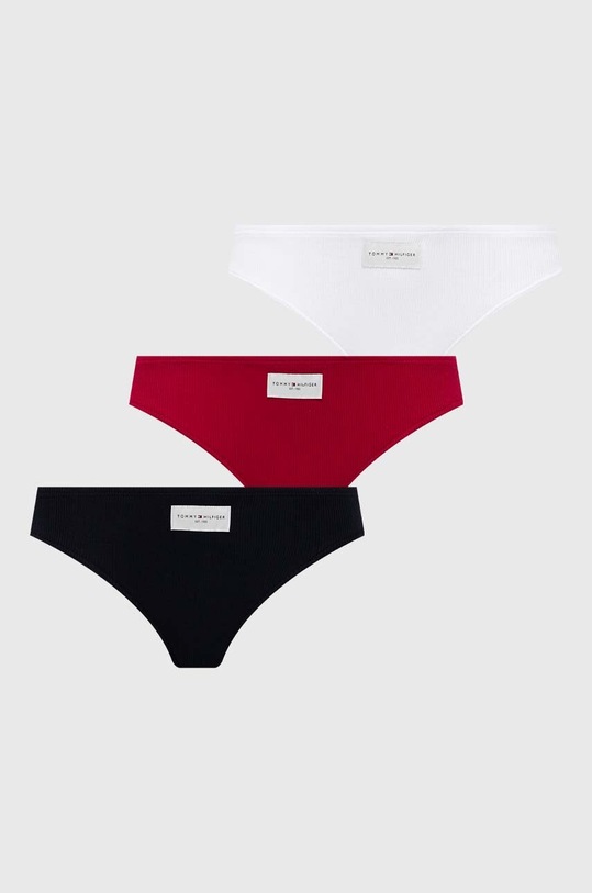 Tangá Tommy Hilfiger 3-pak tangá tmavomodrá UW0UW05189