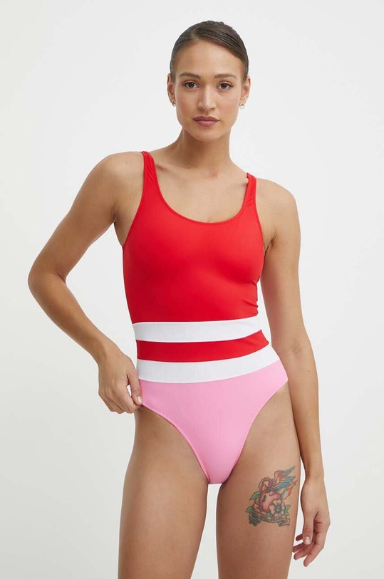 United Colors of Benetton jednoczęściowy strój kąpielowy bez fiszbinów multicolor 3L035I01I