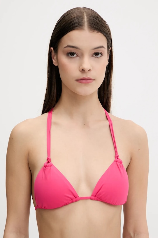 United Colors of Benetton biustonosz kąpielowy bez fiszbinów różowy 3P5H5R04A