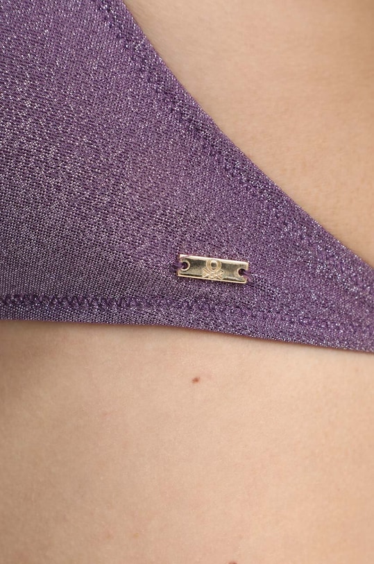 Купальний бюстгальтер United Colors of Benetton фіолетовий 341V5R03W