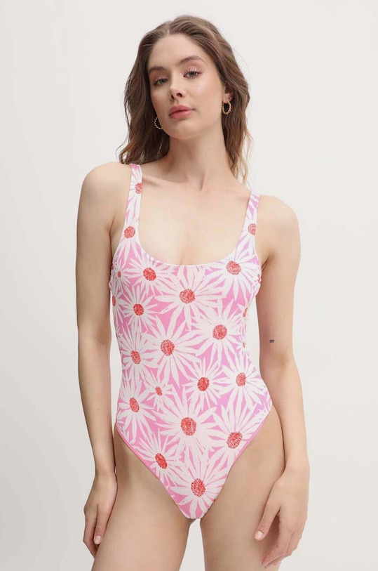 United Colors of Benetton jednoczęściowy strój kąpielowy miękka różowy 3UYK5I01A