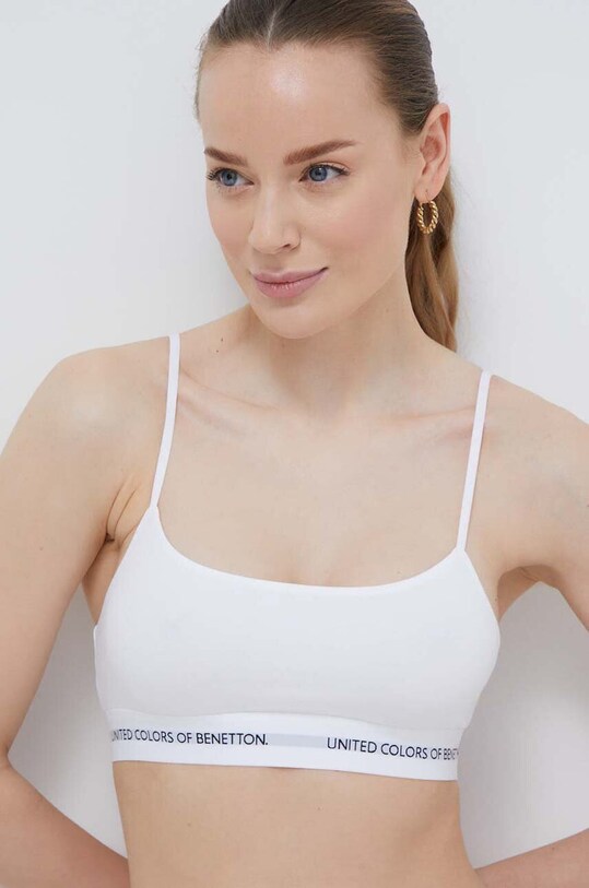 United Colors of Benetton sutien moale alb 3OP81R00Q