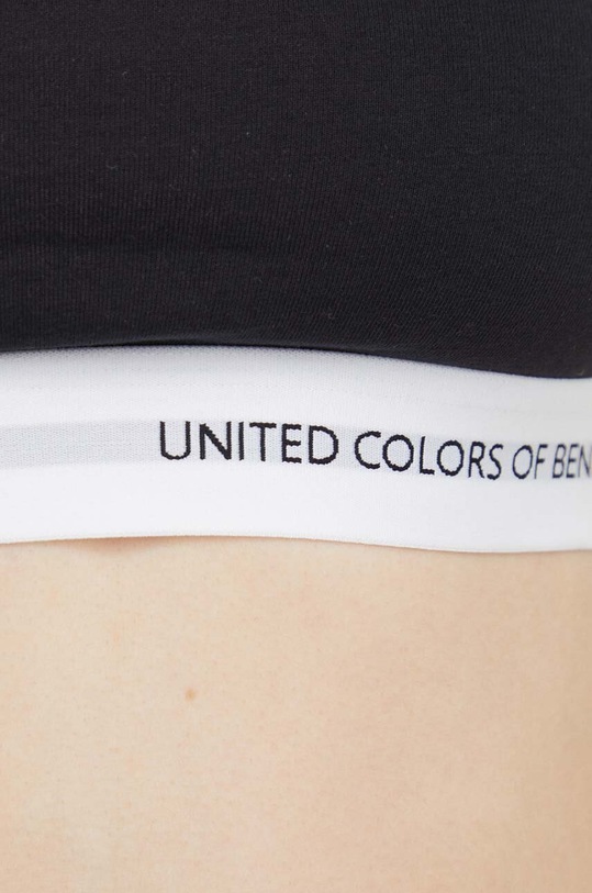 Odzież United Colors of Benetton biustonosz 3OP81R00Q czarny