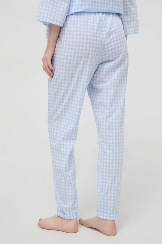 Odzież United Colors of Benetton spodnie piżamowe bawełniane 4LRA3F00F niebieski