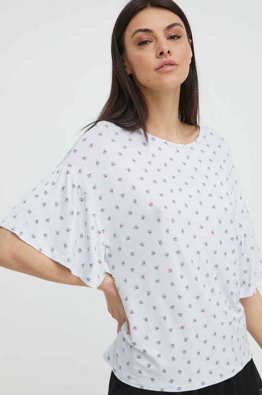 Одежда Пижамная футболка United Colors of Benetton 3GGE3M05I голубой