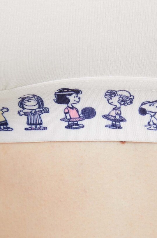 Бюстгальтер United Colors of Benetton x Peanuts бежевий 3Z1R1R01C