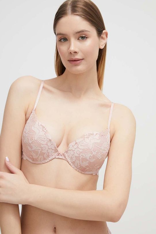 women'secret biustonosz FEMININE LACE tkanina różowy 3547625.629.631