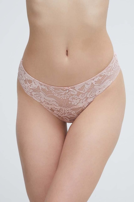 Kalhotky women'secret FEMININE LACE kalhotky růžová 8327298