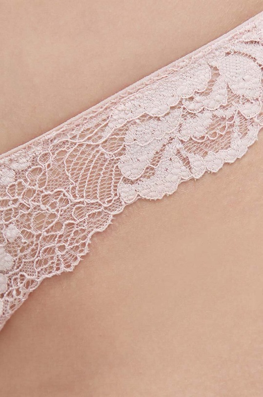 Nohavičky women'secret FEMININE LACE ružová 8327295