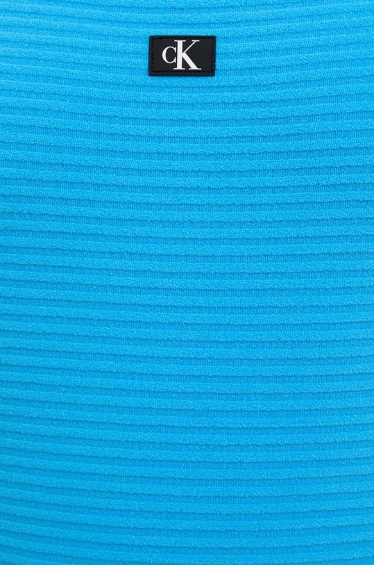 Суцільний купальник Calvin Klein KW0KW02475 блакитний