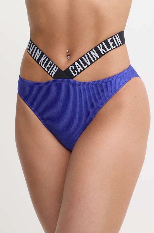 Calvin Klein figi kąpielowe drobny wzór niebieski KW0KW02391