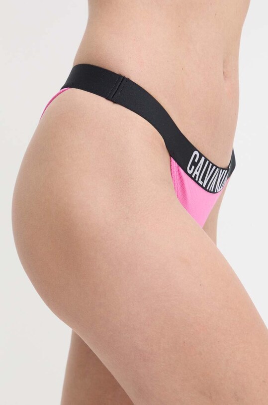 Долнище на бански тип бразилиана Calvin Klein KW0KW02392 розов SS24
