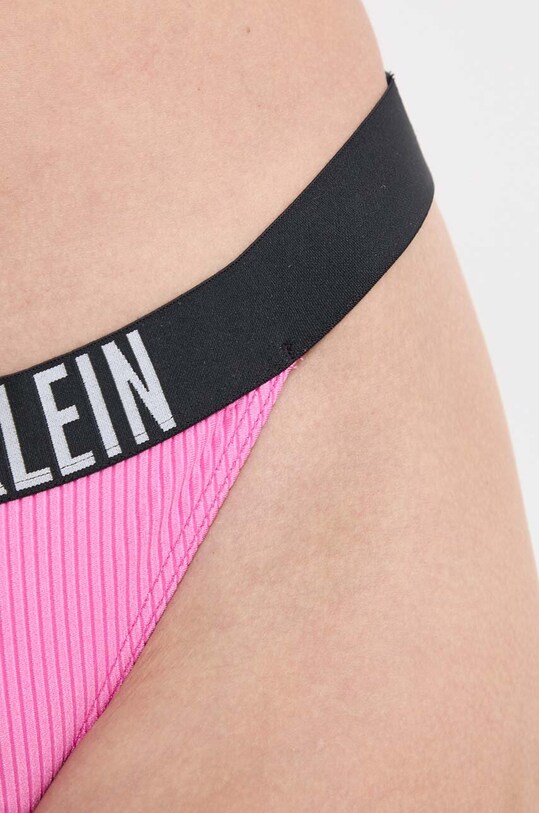 Долнище на бански тип бразилиана Calvin Klein розов KW0KW02392