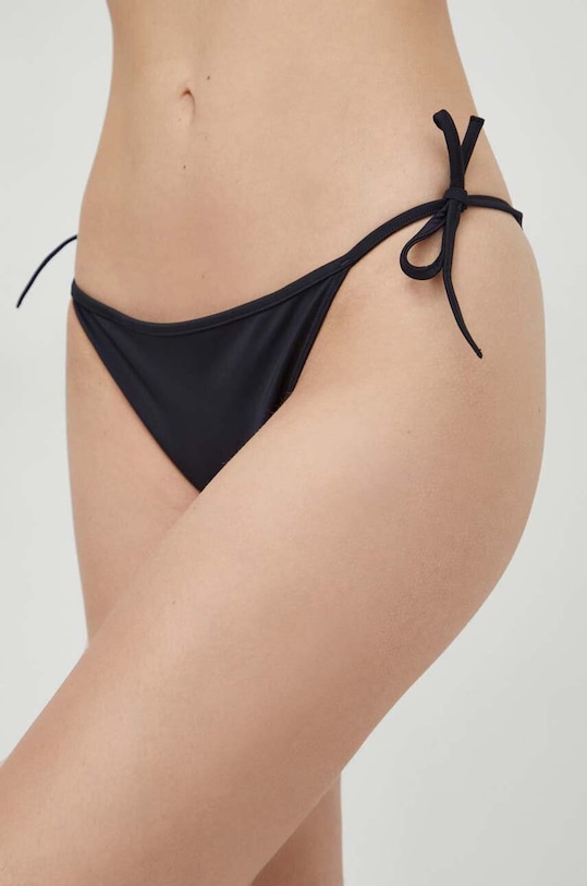 Plavkové nohavičky Calvin Klein nášivka čierna KW0KW02431