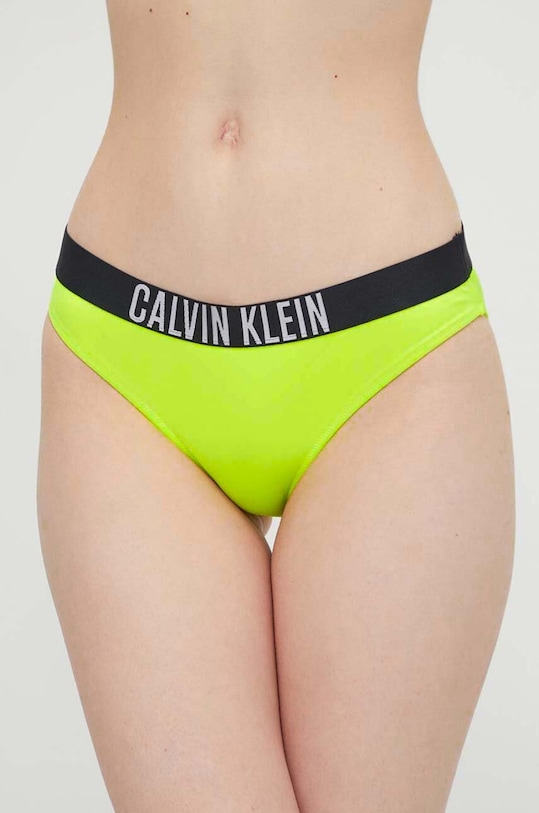 Plavkové kalhotky Calvin Klein KW0KW02509 žlutá SS24