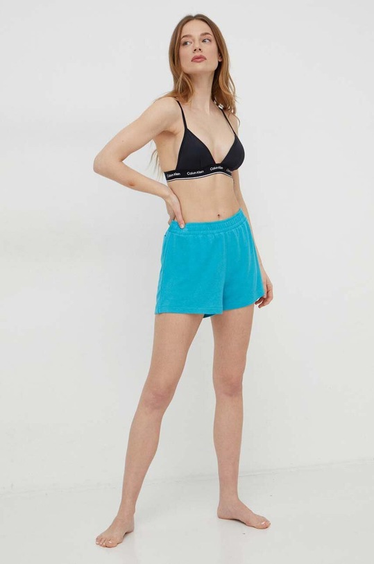 Oblačila Kratke hlače za na plažo Calvin Klein KW0KW02441 turkizna