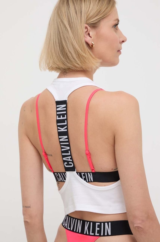 Oblečení Plážový top Calvin Klein KW0KW02481 bílá