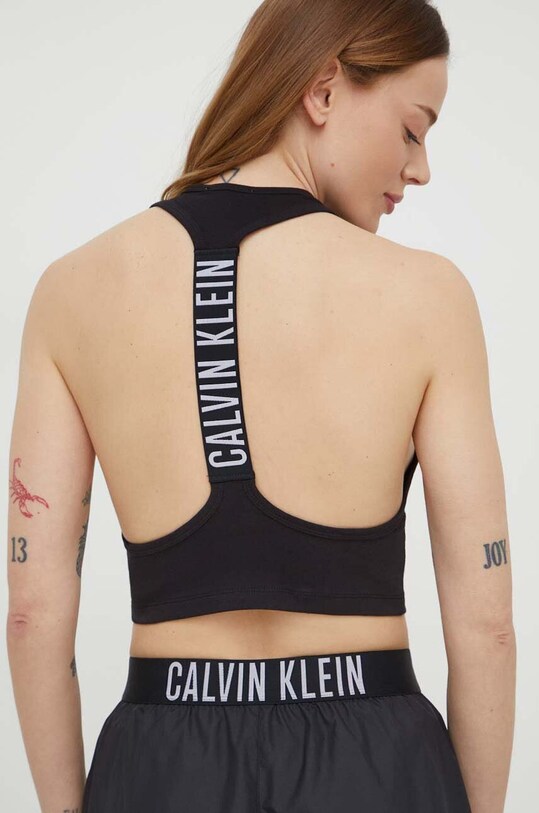 Пляжный топ Calvin Klein Planet friendly чёрный KW0KW02481