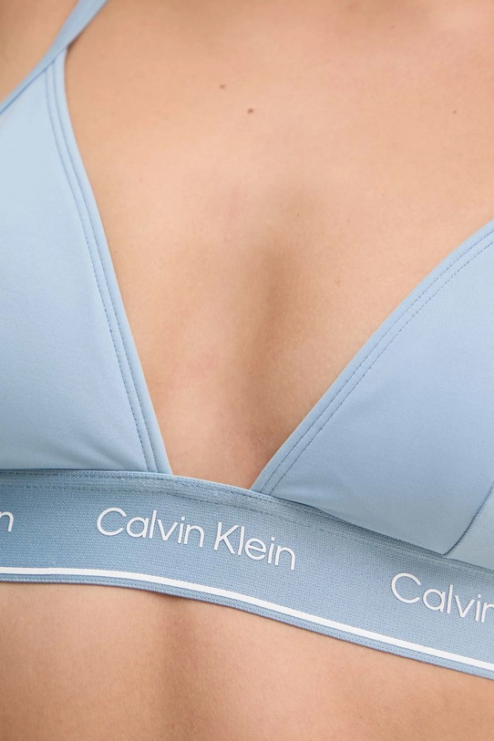 Calvin Klein biustonosz kąpielowy niebieski KW0KW02424