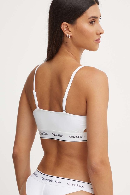 Oblečení Plavková podprsenka Calvin Klein KW0KW02425 bílá