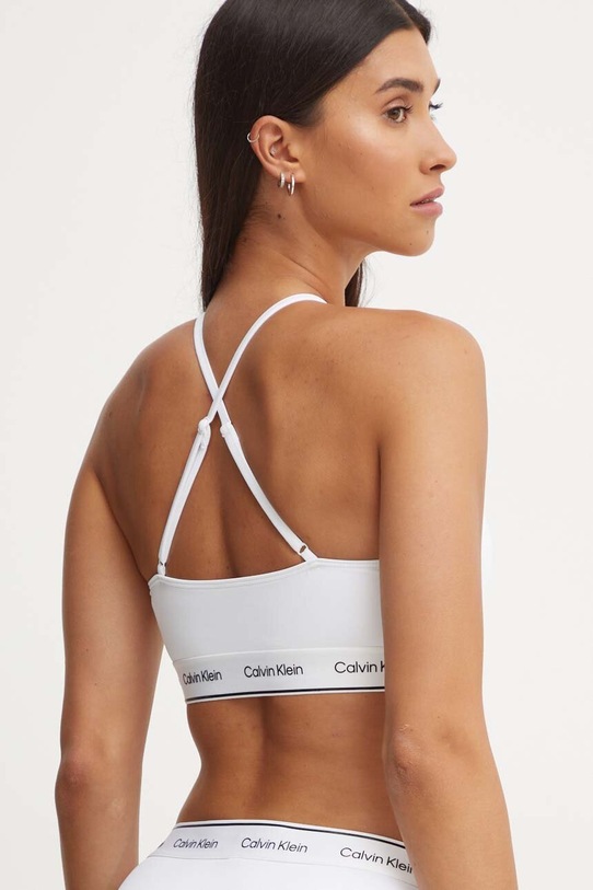 Ρούχα Bikini top Calvin Klein KW0KW02426 λευκό