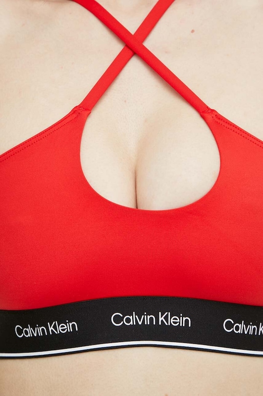 Calvin Klein biustonosz kąpielowy czerwony KW0KW02426