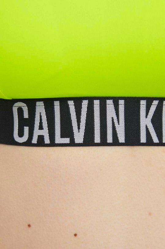 Plavková podprsenka Calvin Klein žltá KW0KW02507
