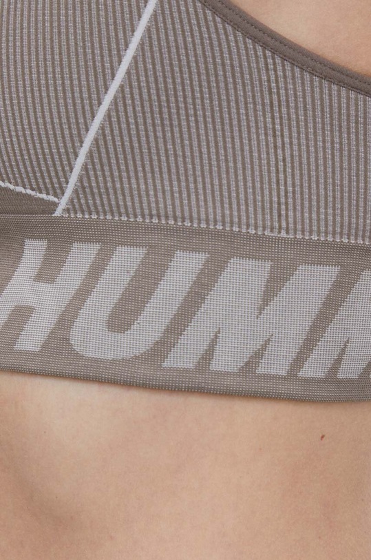 Hummel biustonosz sportowy hmlTE CHRISTEL SEAMLESS SPORTS 213753 szary