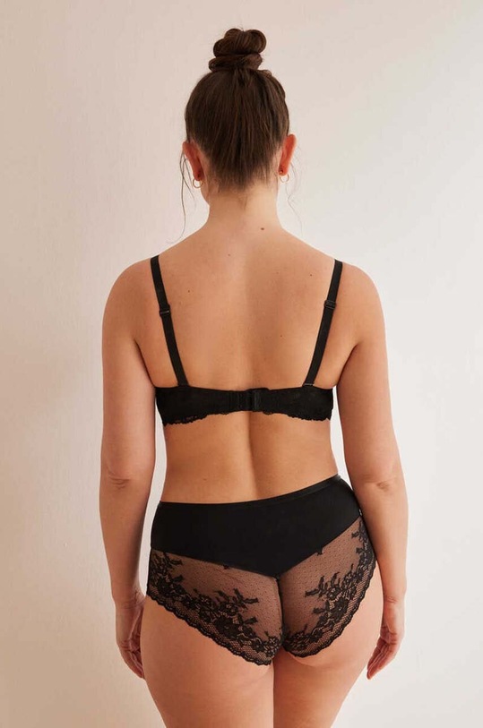 women'secret alakformáló női alsó TECHNICAL BRIEFS 4217551 fekete SS24