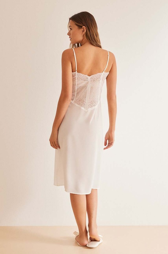 Odzież women'secret koszula nocna SENSE BRIDAL 3417182 biały