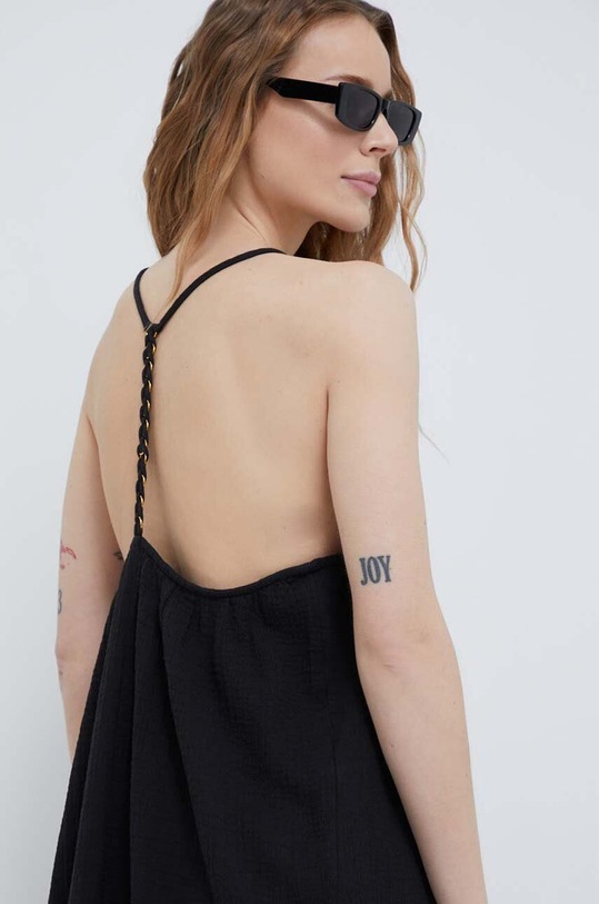 Chantelle rochie de plajă din bumbac negru C14SW0