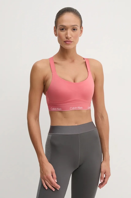 Sportovní podprsenka Calvin Klein Performance růžová 00GWS4K193