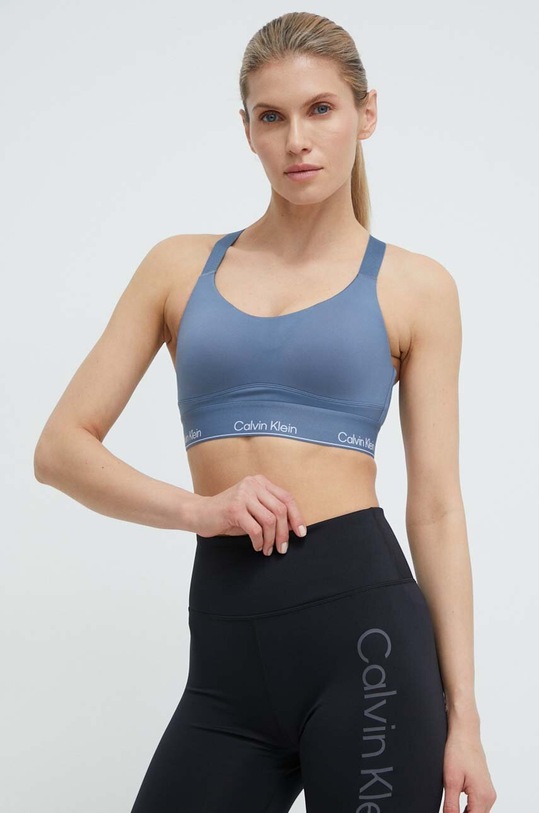 Sportovní podprsenka Calvin Klein Performance modrá 00GWS4K193