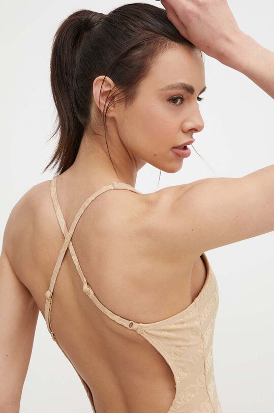 Суцільний купальник MICHAEL Michael Kors SCOOPNECK ONE PIECE бежевий MM13374