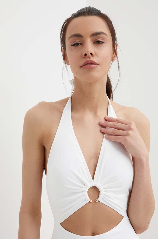 MICHAEL Michael Kors costum de baie dintr-o bucată HALTER ONE PIECE alb MM2R243