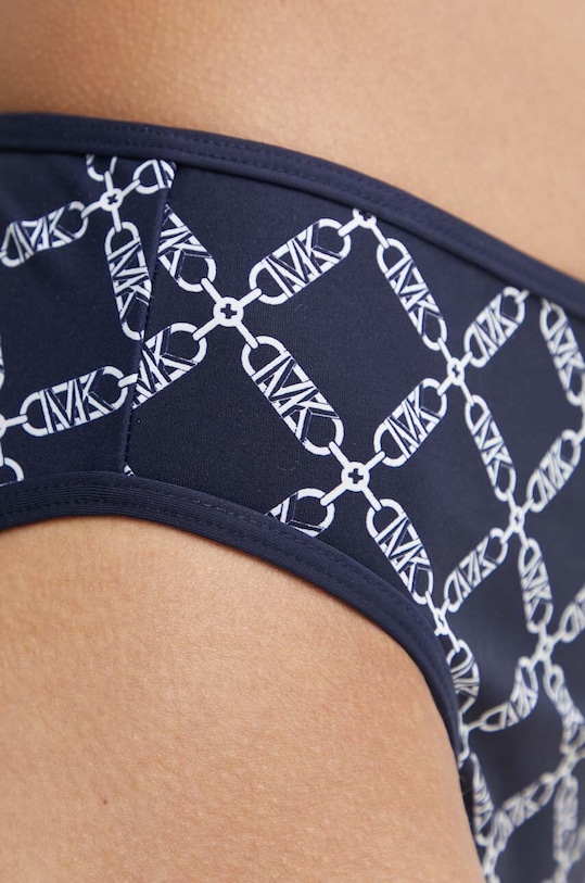 Μαγιό σλιπ μπικίνι MICHAEL Michael Kors HIGH LEG BOTTOM σκούρο μπλε MM7N066