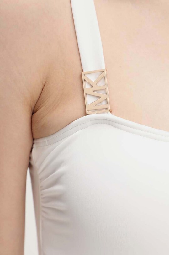 MICHAEL Michael Kors costum de baie dintr-o bucată SQUARE NECK ONE PIECE alb MM7M528
