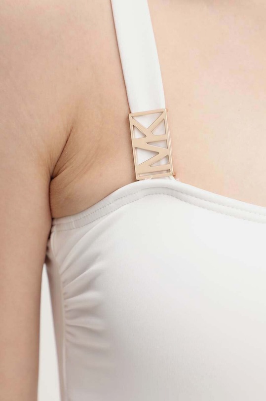 Ολόσωμο μαγιό MICHAEL Michael Kors SQUARE NECK ONE PIECE λευκό MM7M528